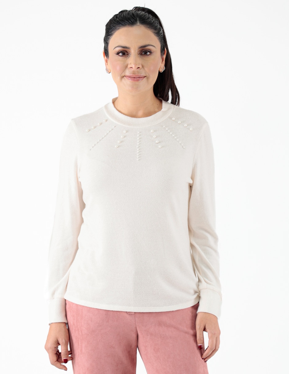 Blusa manga larga para mujer 1
