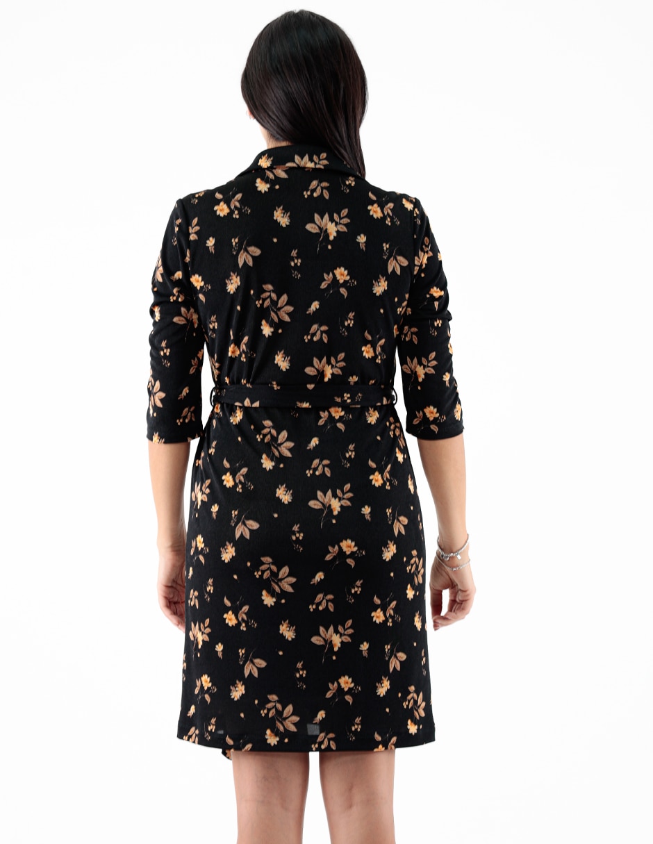 Vestido a la rodilla casual para mujer 5