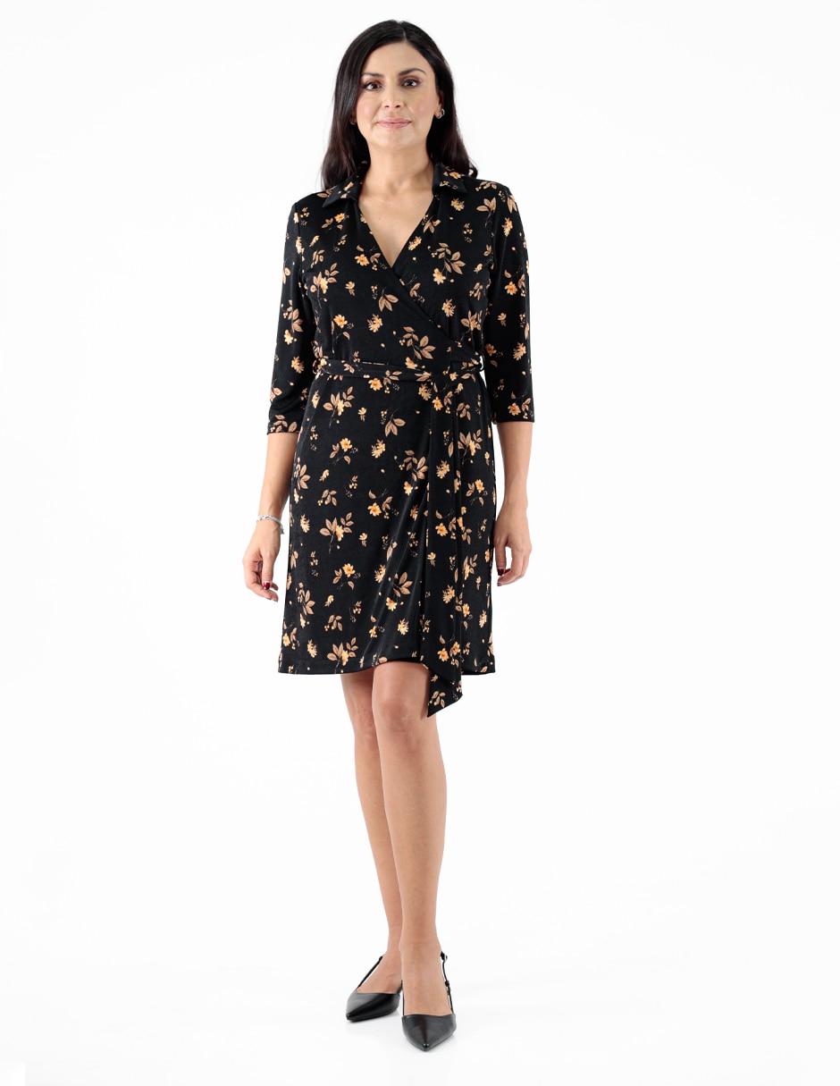 Vestido a la rodilla casual para mujer 6