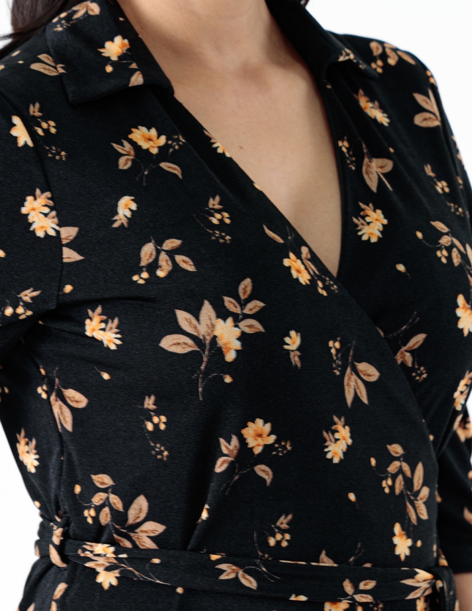 Vestido a la rodilla casual para mujer 7