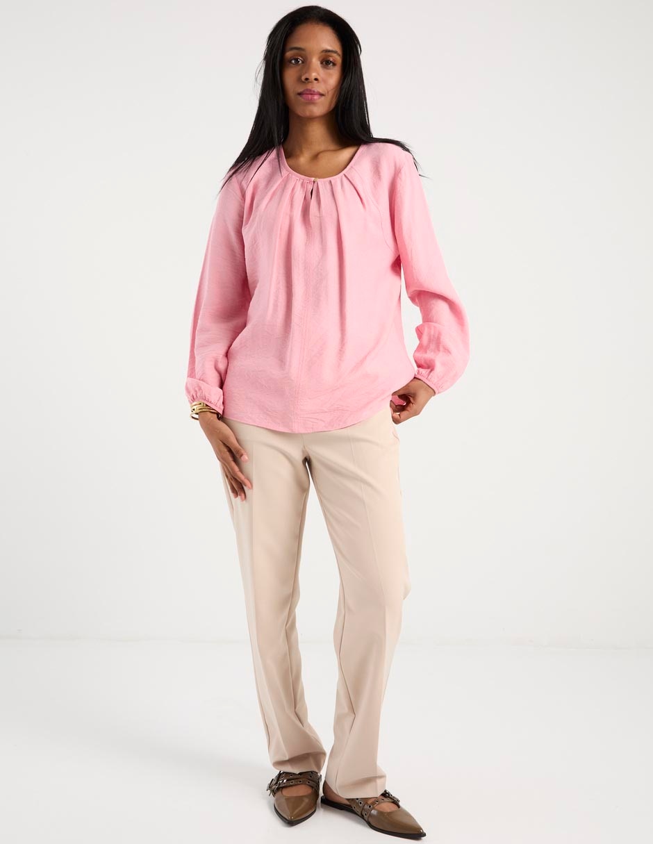 Blusa manga larga para mujer 6