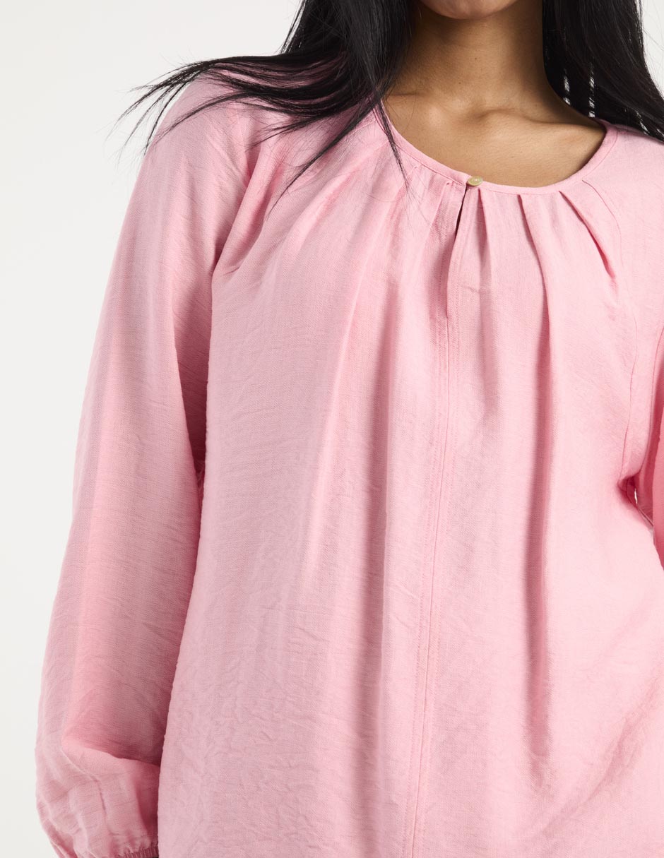 Blusa manga larga para mujer 7
