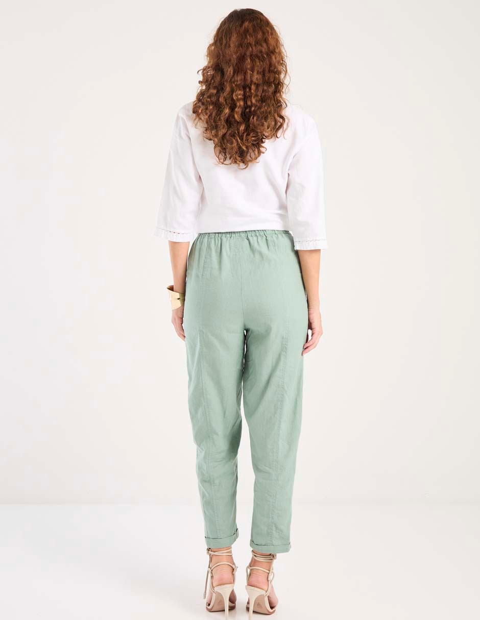 Pantalón easy pant Ábito regular para mujer