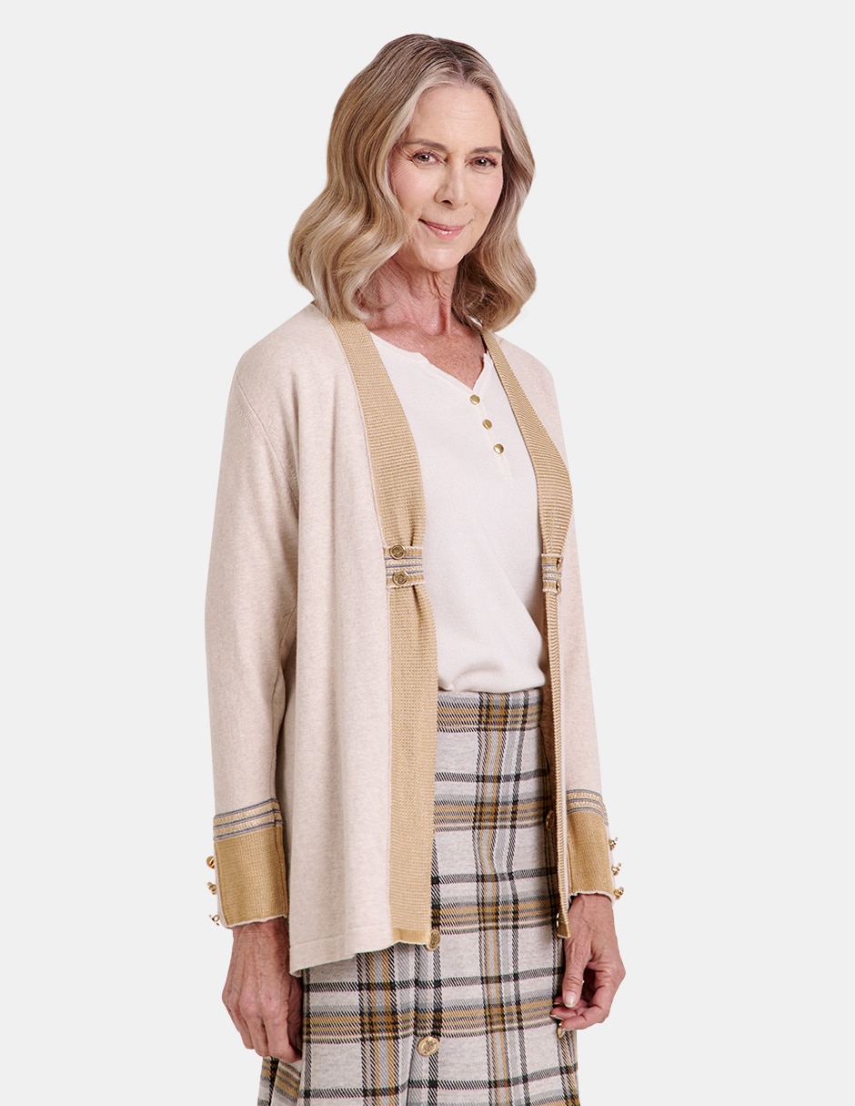 Suéter cuello solapa para mujer
