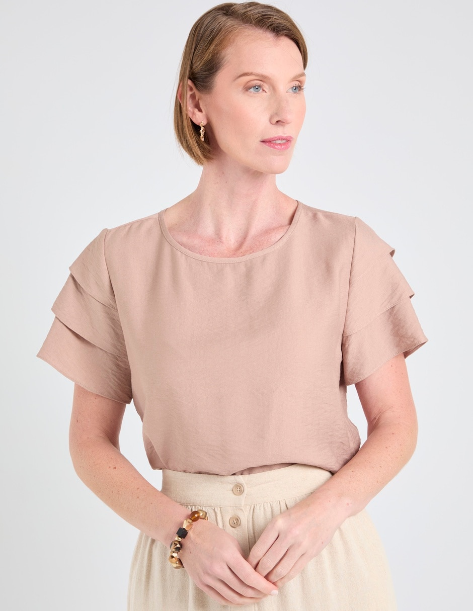 Blusa manga corta para mujer 1