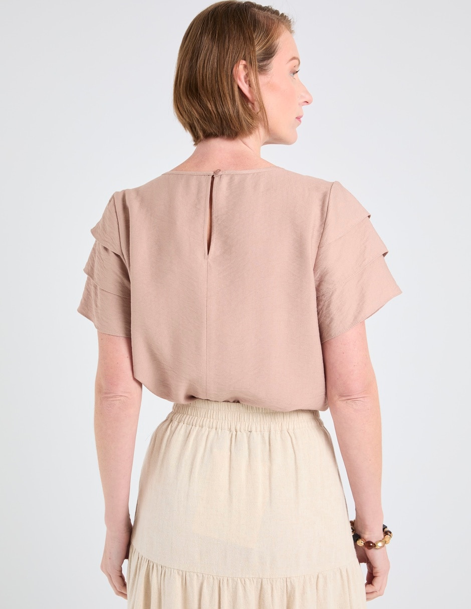 Blusa manga corta para mujer 6