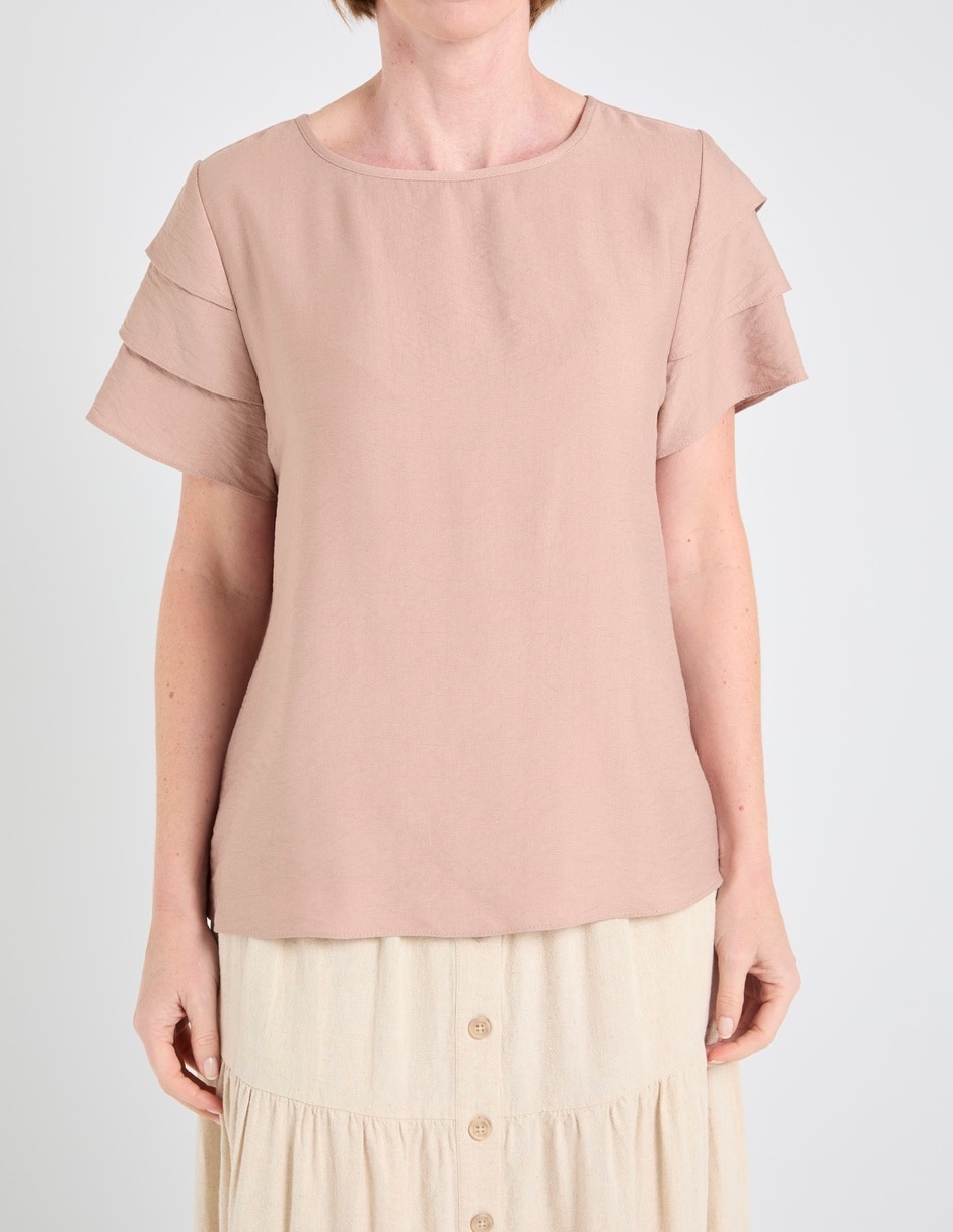 Blusa manga corta para mujer 9