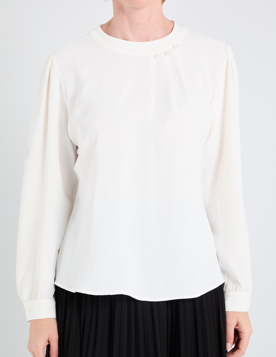 Blusa túnica manga larga para mujer 9