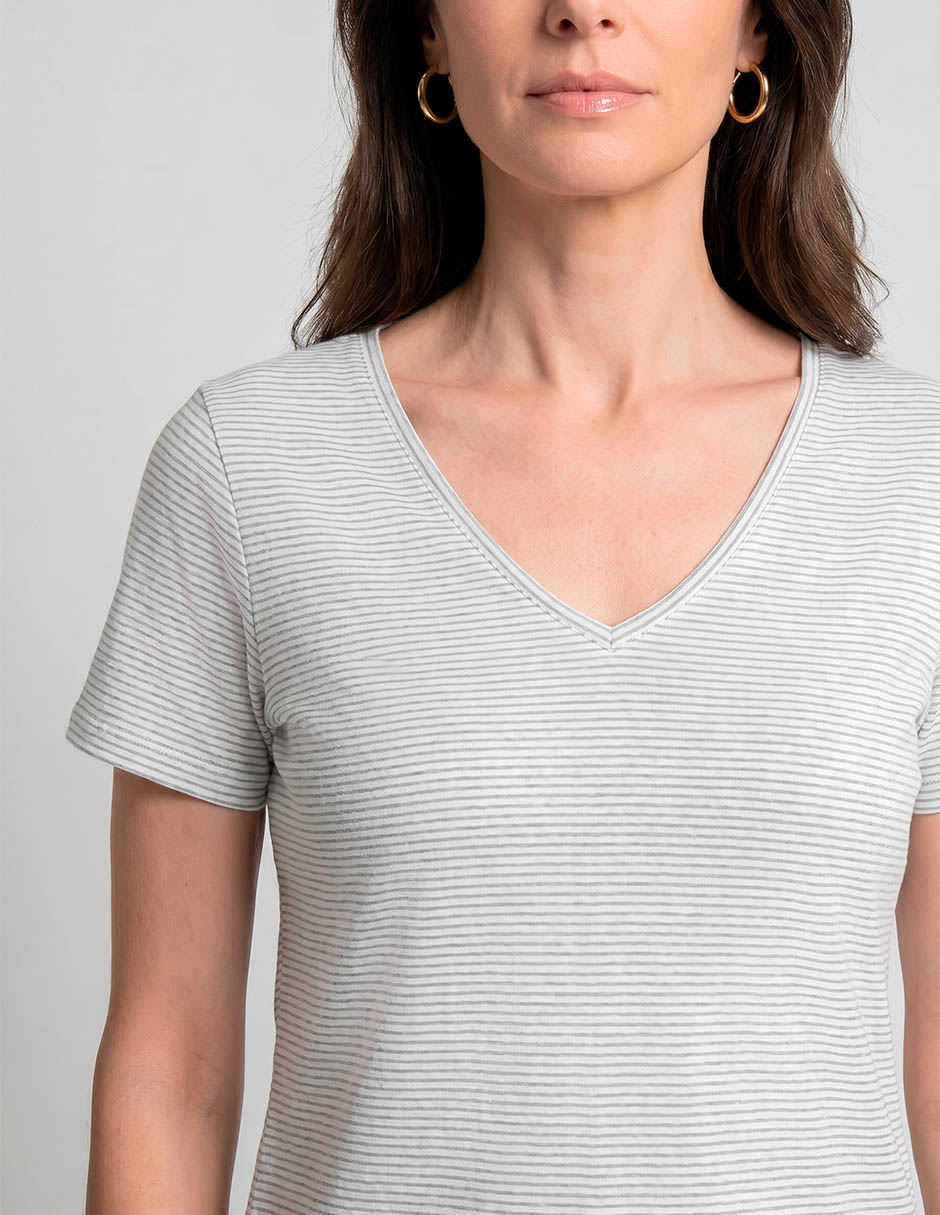 Blusa manga corta para mujer 3