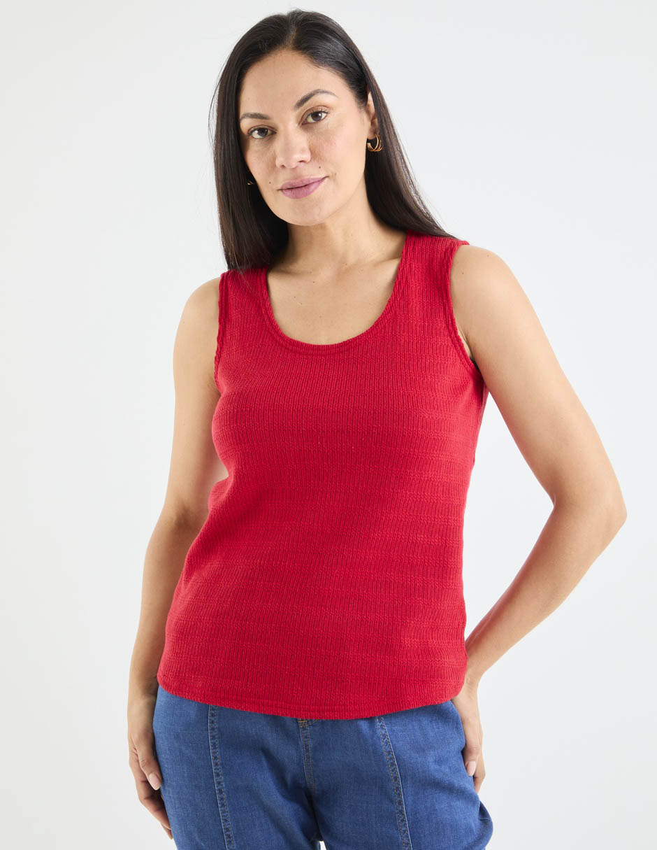 Top cuello redondo tirante ancho 1