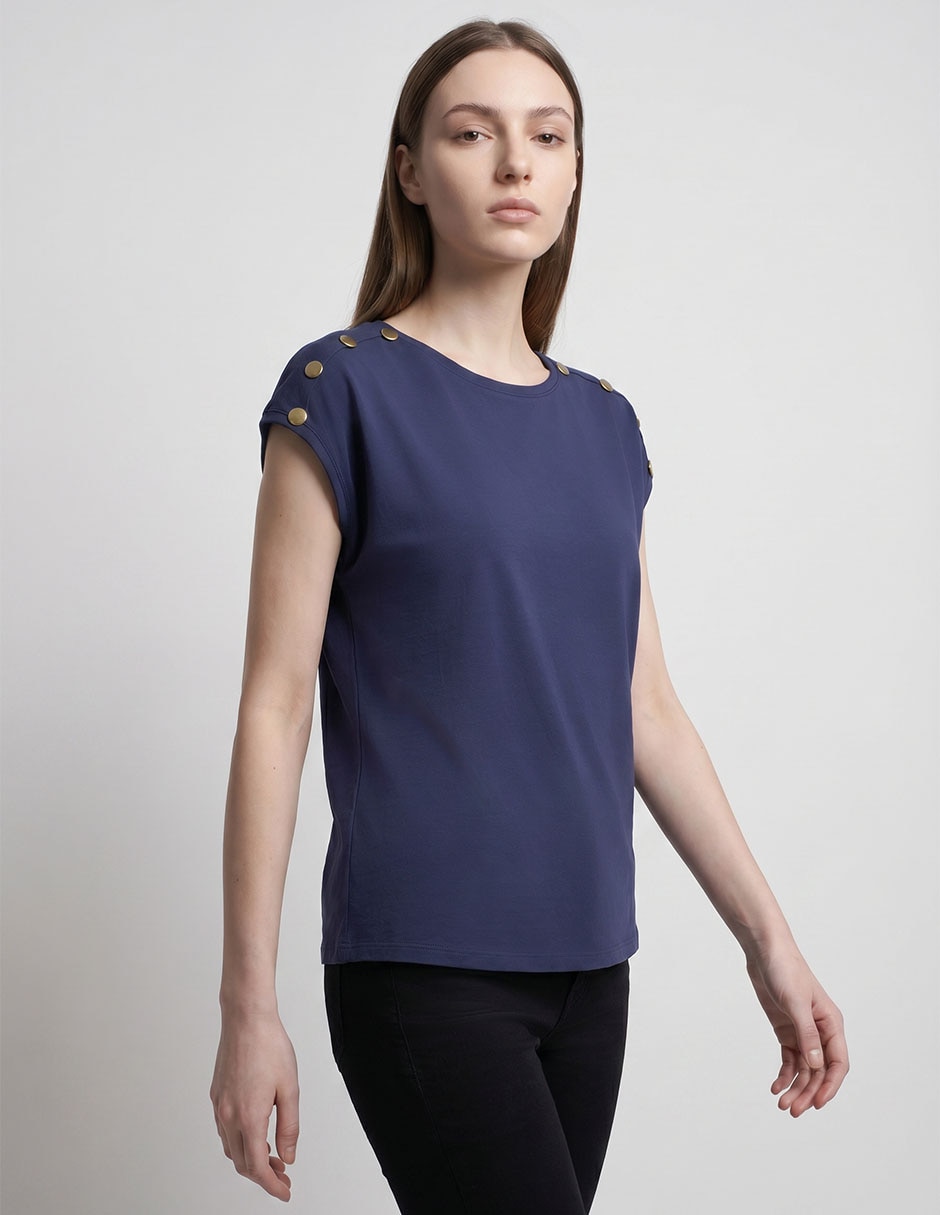 Blusa manga corta para mujer 2