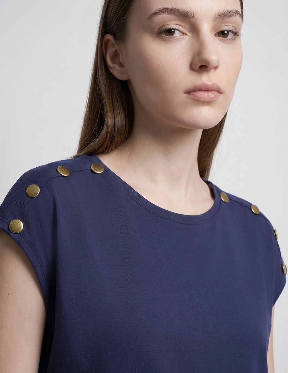 Blusa manga corta para mujer 3