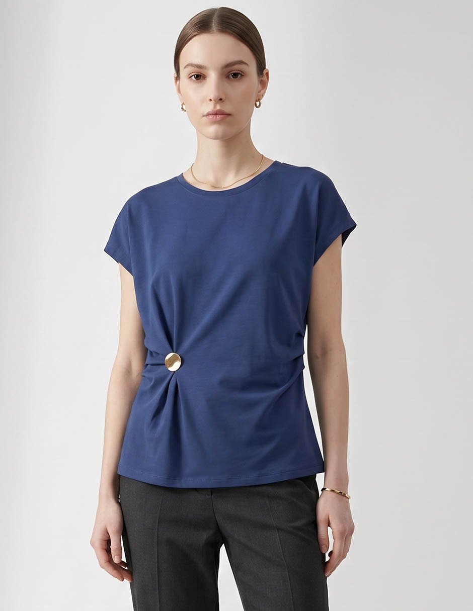 Blusa manga corta para mujer 1