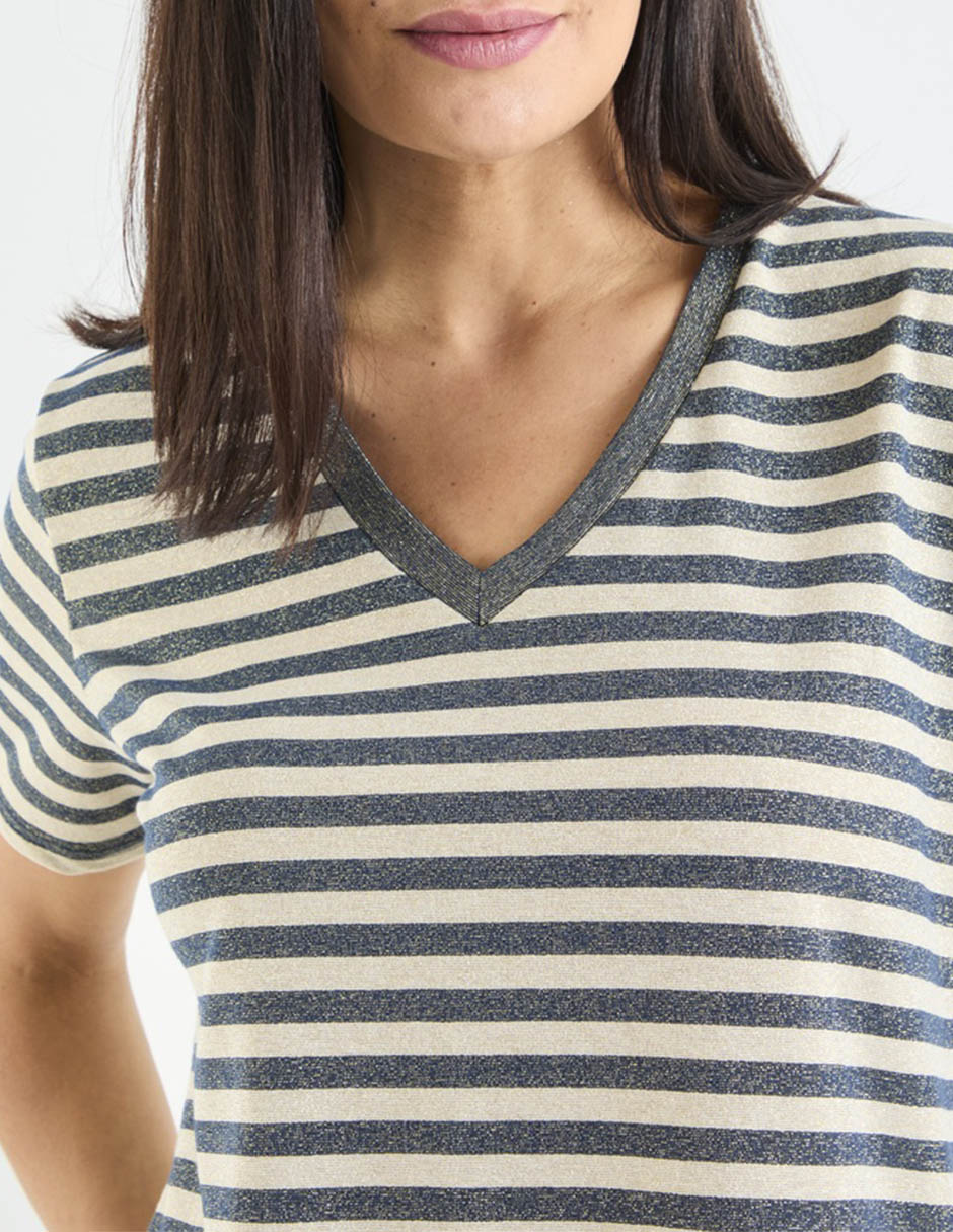 Blusa manga corta para mujer 4