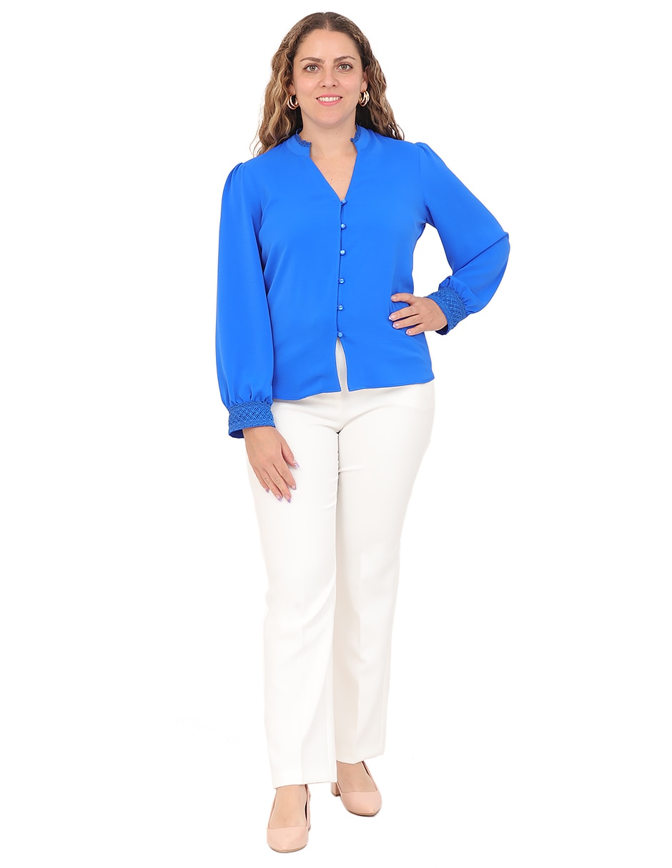 Blusa manga larga para mujer 3