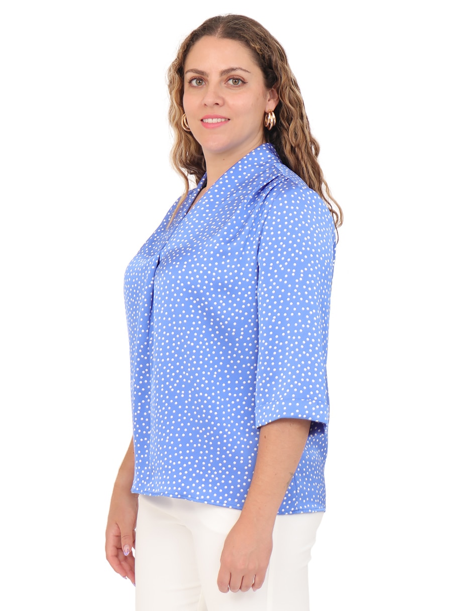 Blusa manga 3/4 para mujer 4