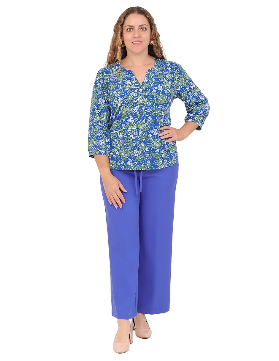 Blusa manga 3/4 para mujer 8