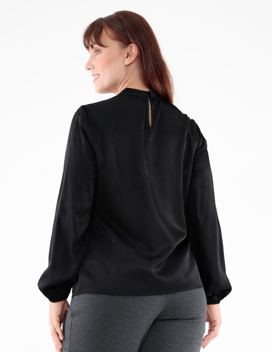 Blusa manga larga para mujer