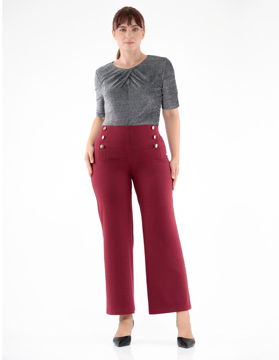 Pantalón de vestir straight para mujer 3