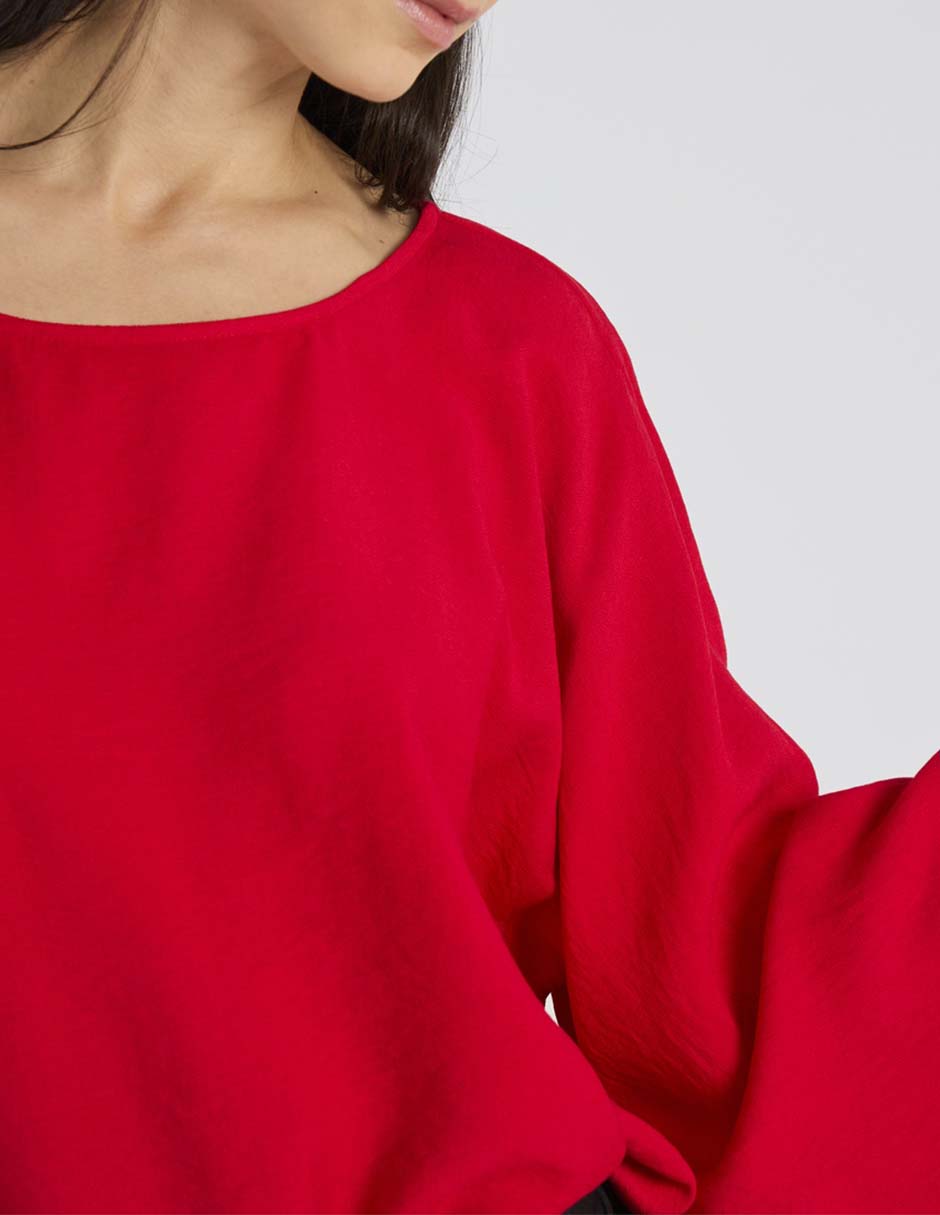 Blusa Lorenza Blau manga larga para mujer