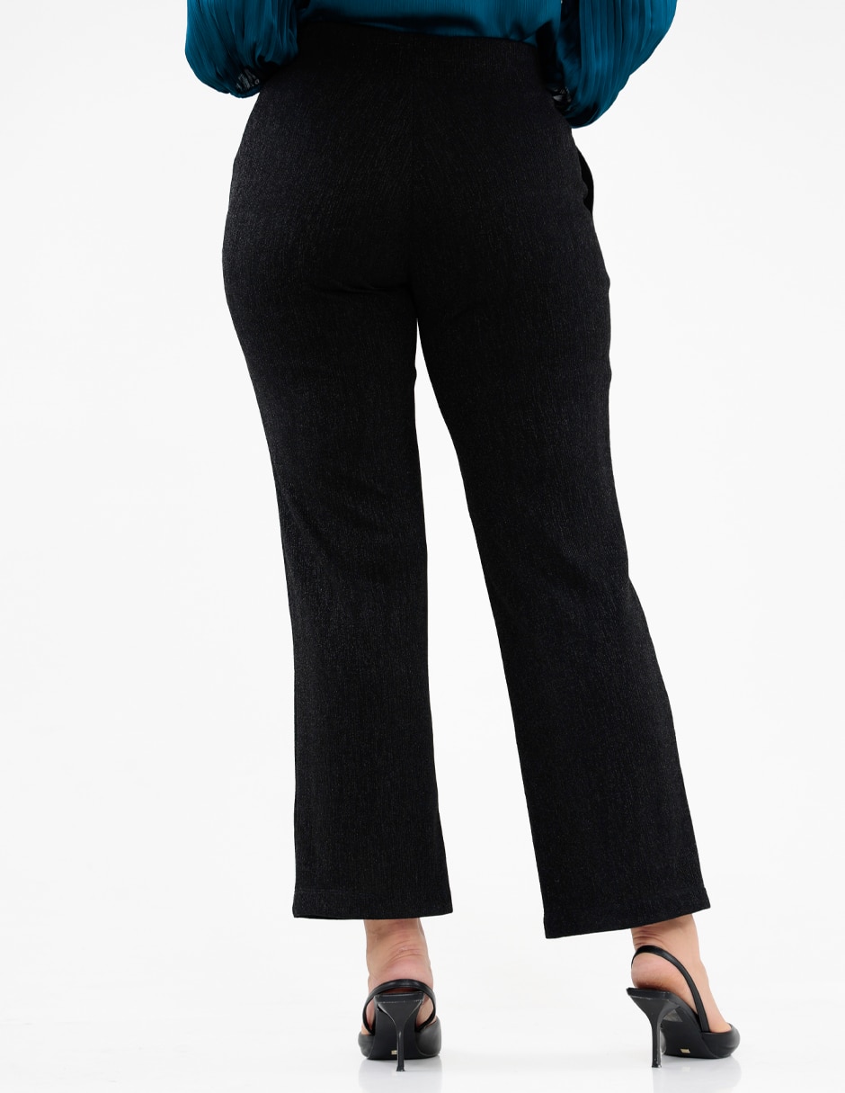 Pantalón de vestir straight para mujer 4