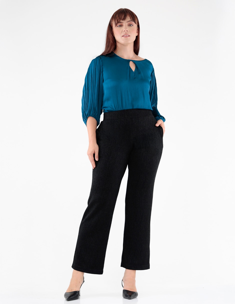 Pantalón de vestir straight para mujer 3