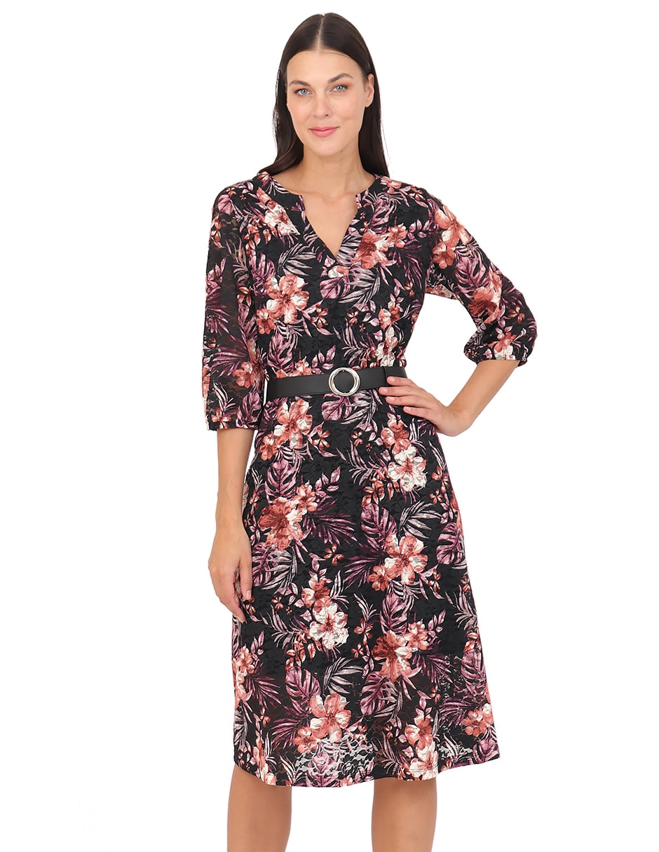 Vestido midi casual para mujer
