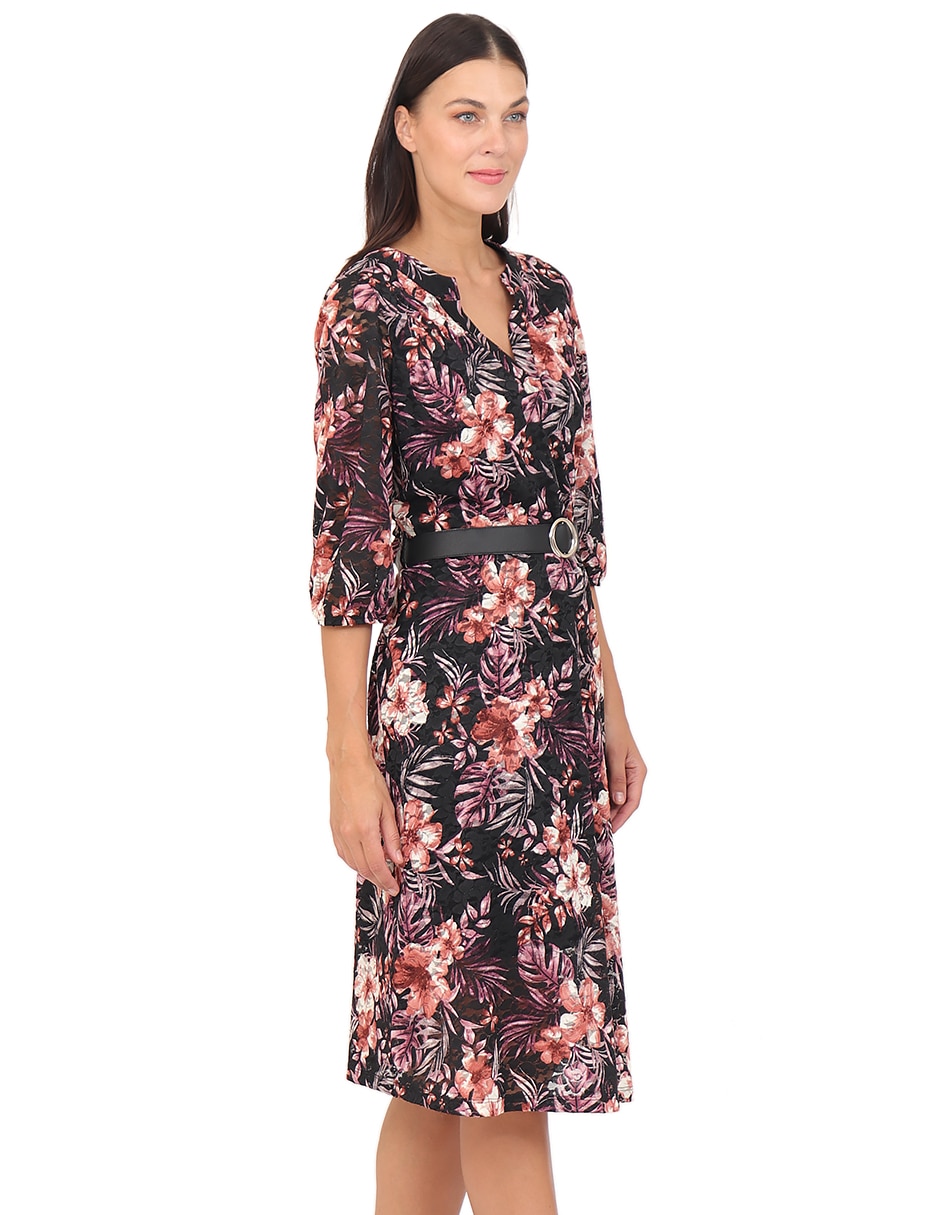 Vestido midi casual duplan para mujer
