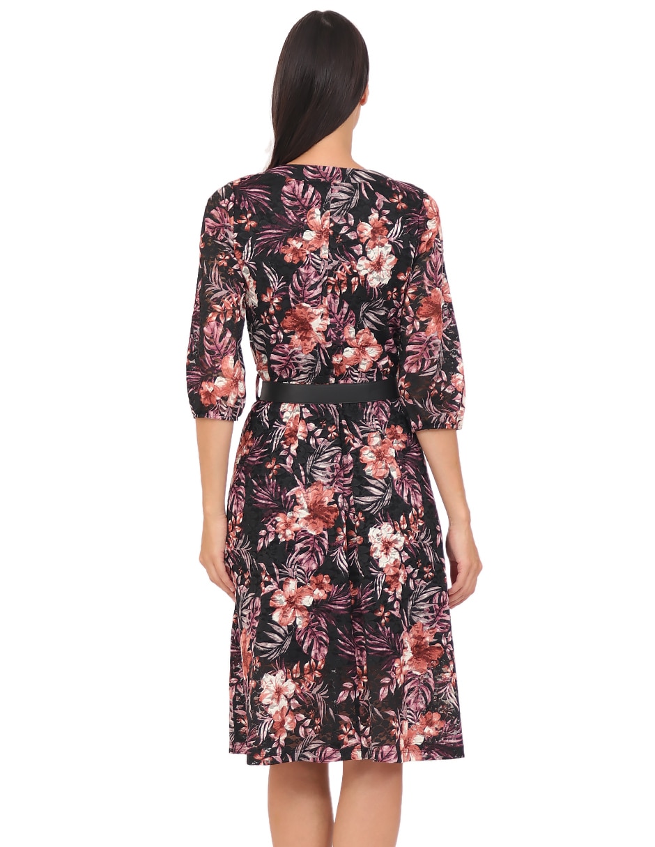 Vestido midi casual duplan para mujer