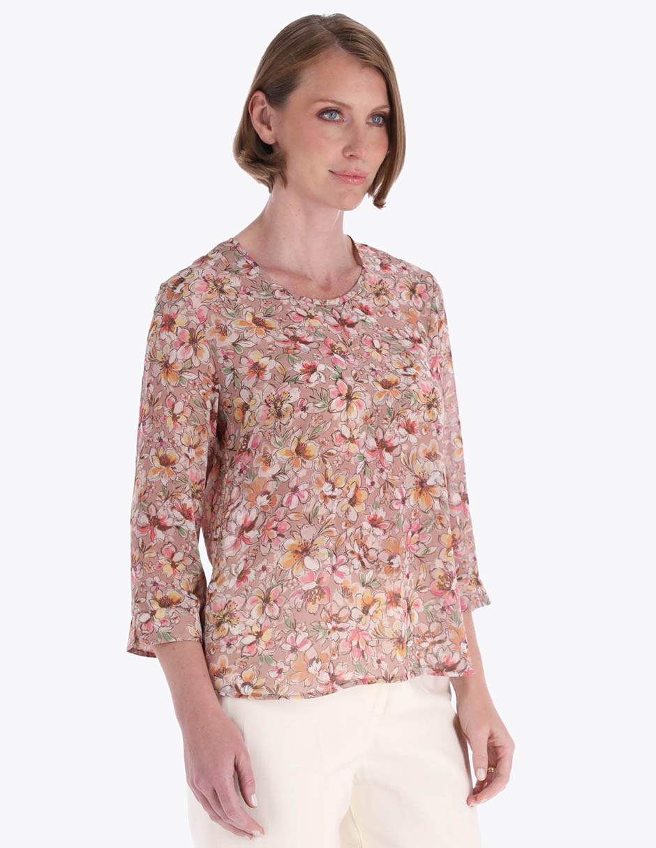 Blusa manga 3/4 para mujer 1
