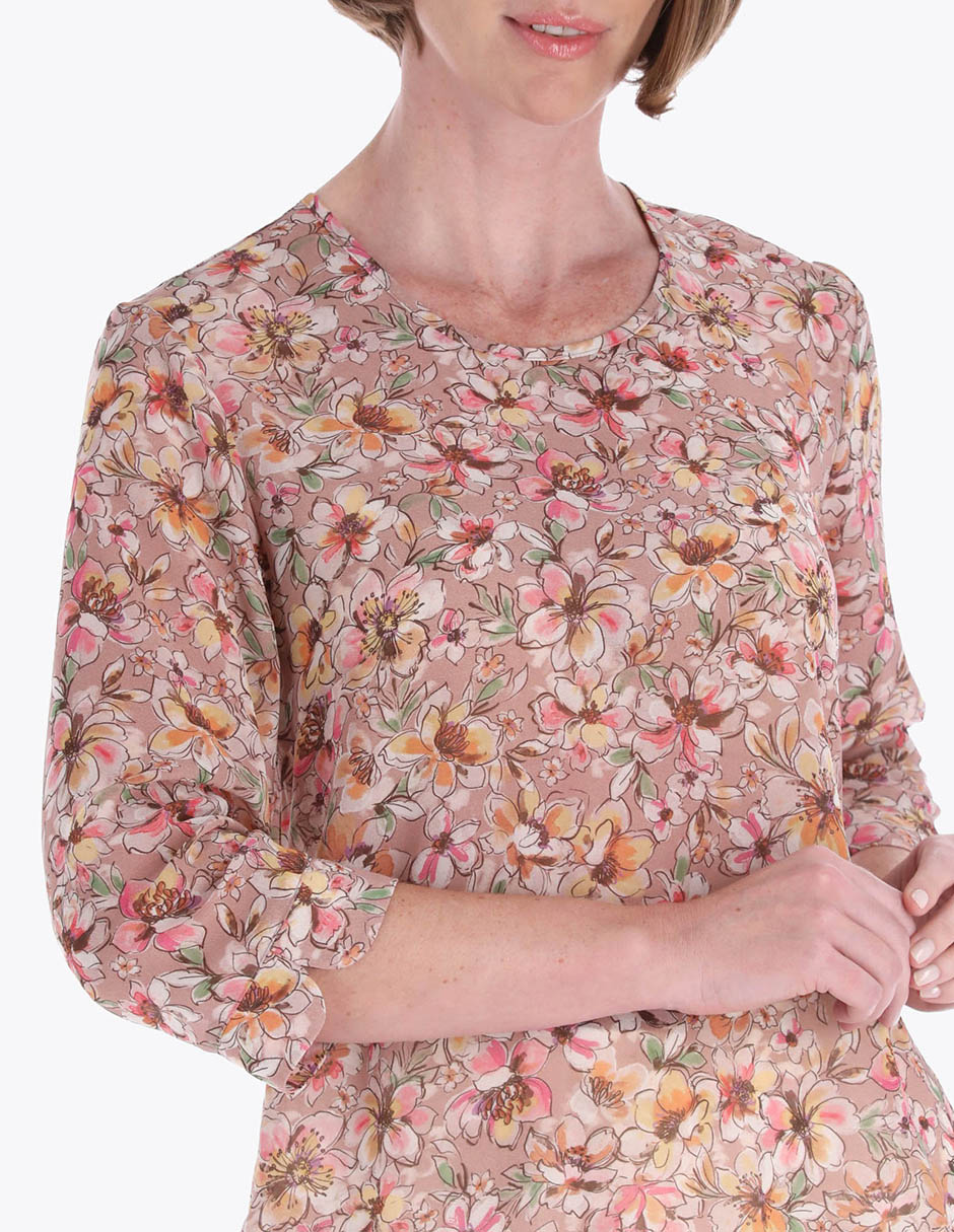 Blusa manga 3/4 para mujer 7