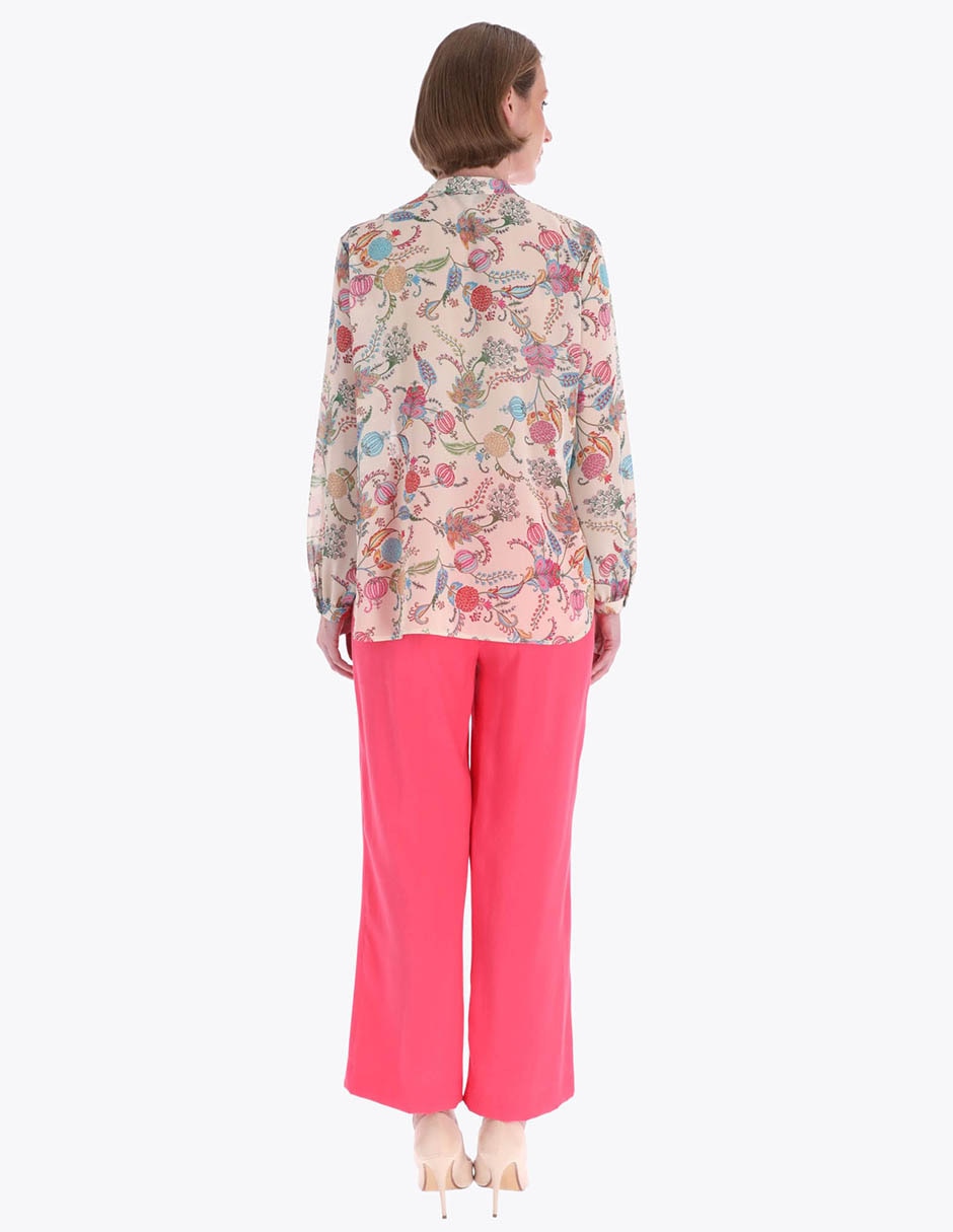 Blusa Charme manga larga para mujer