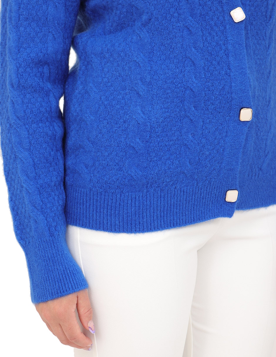 Suéter cuello redondo para mujer 2