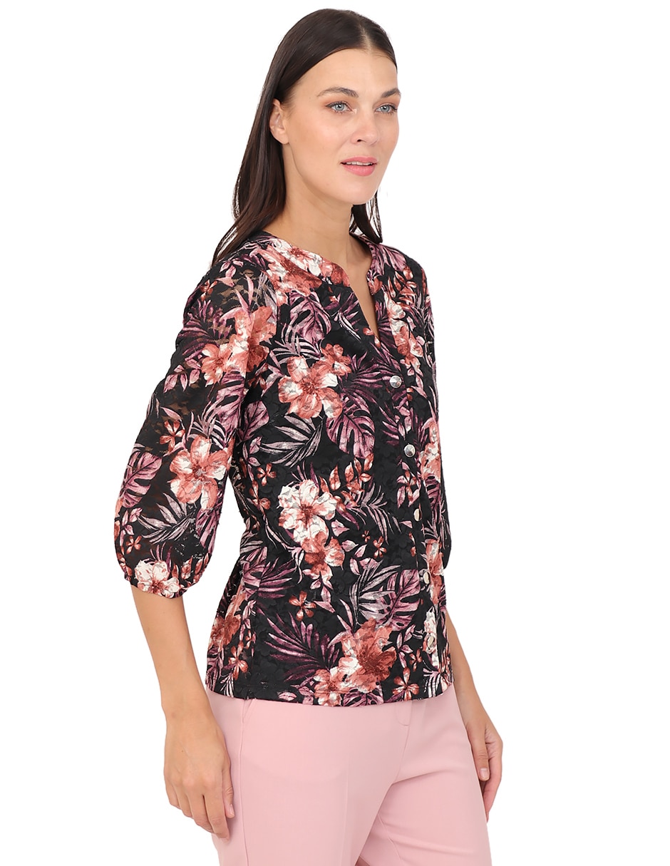 Blusa manga 3/4 para mujer 3
