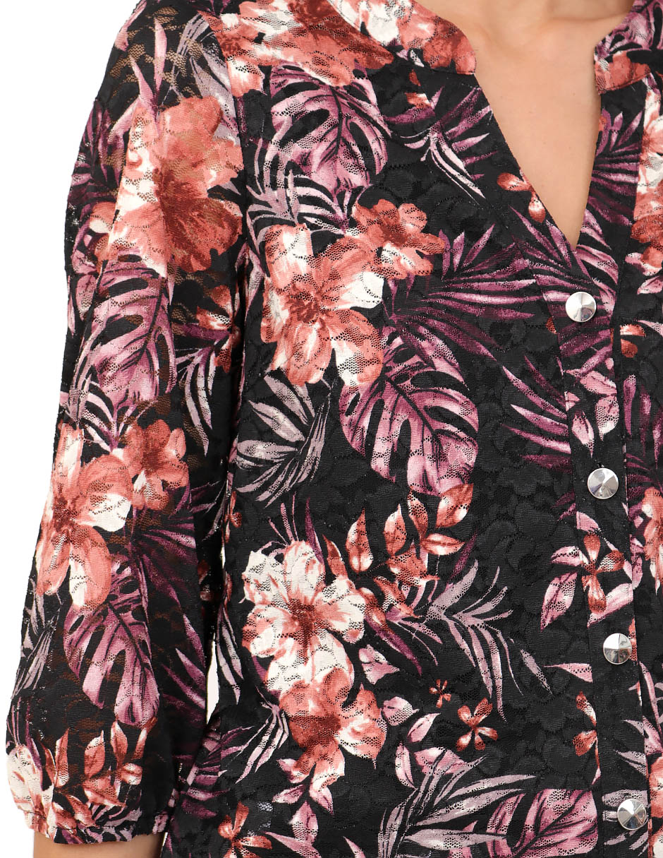 Blusa manga 3/4 para mujer 4