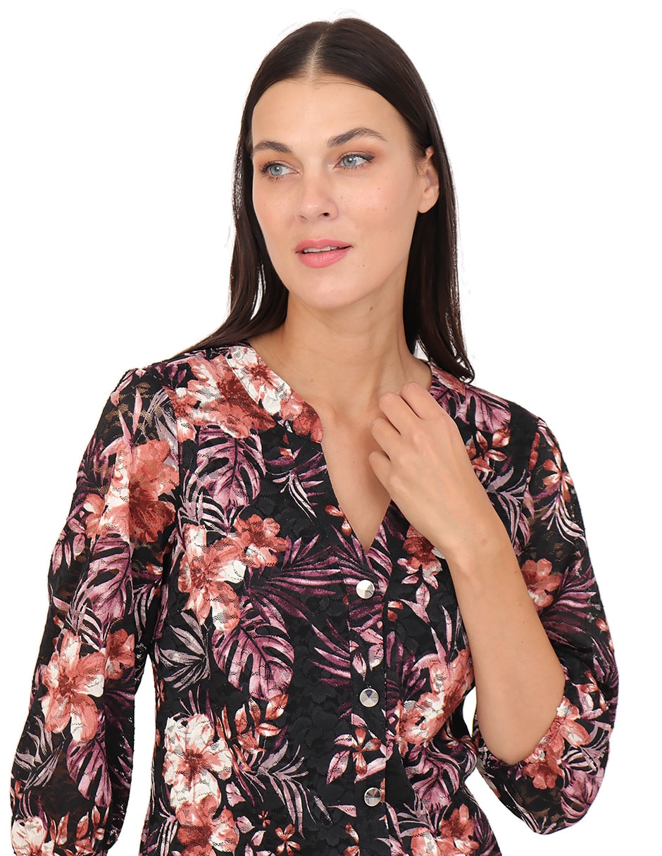 Blusa manga 3/4 para mujer 5