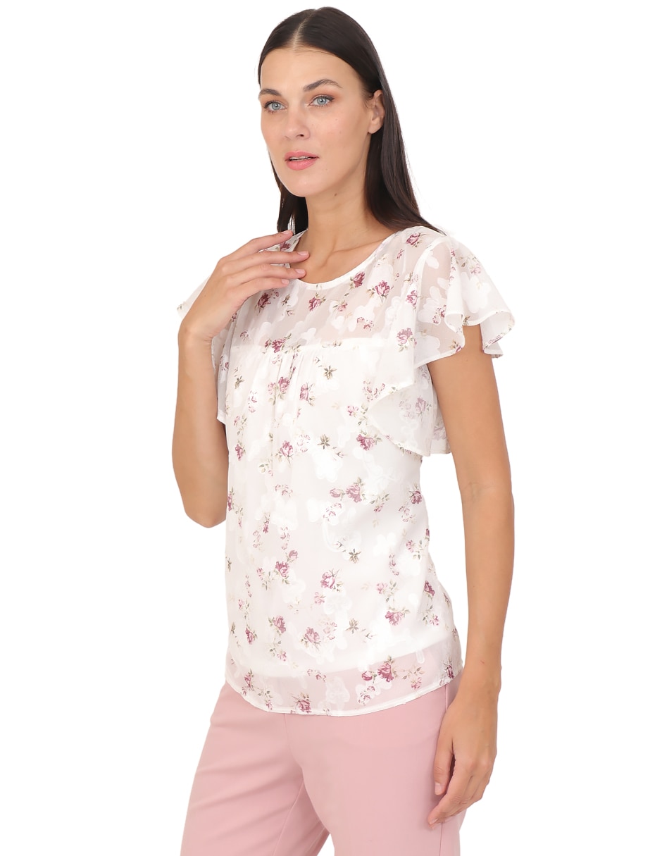 Blusa manga corta para mujer 3