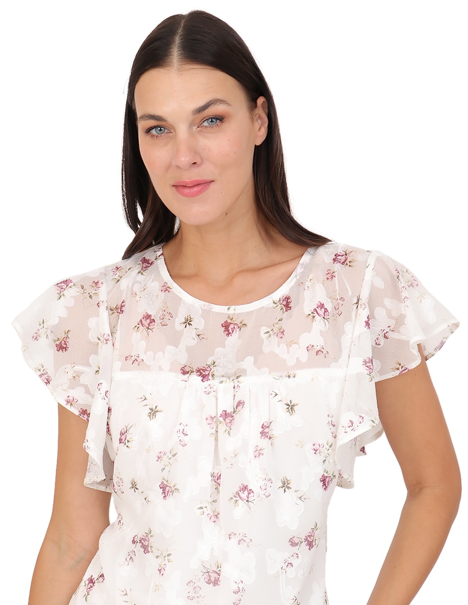 Blusa manga corta para mujer 5