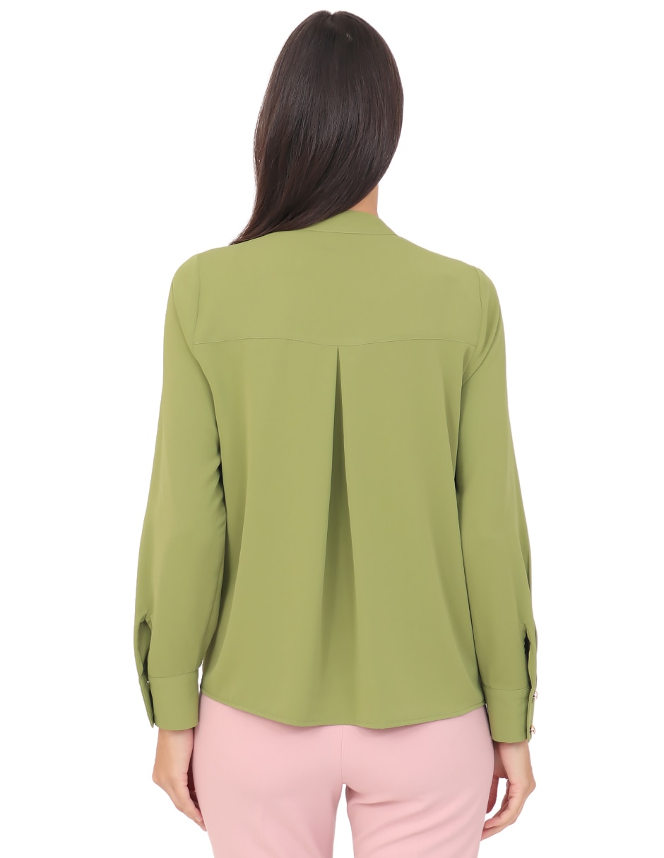 Blusa manga larga para mujer 6