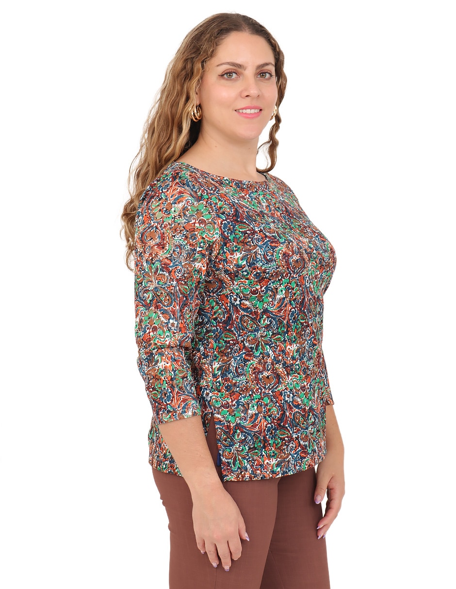 Blusa manga 3/4 para mujer 6