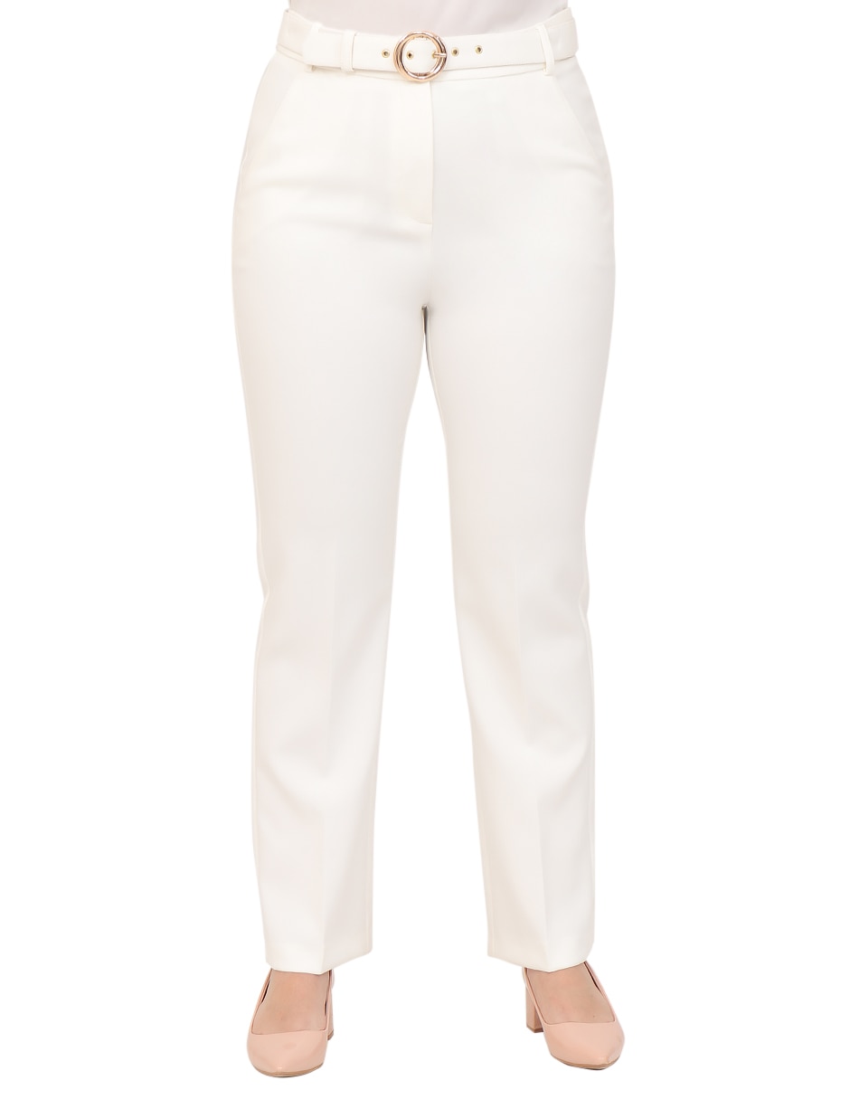 Pantalón de vestir slim para mujer Pantalón de vestir slim para mujer
