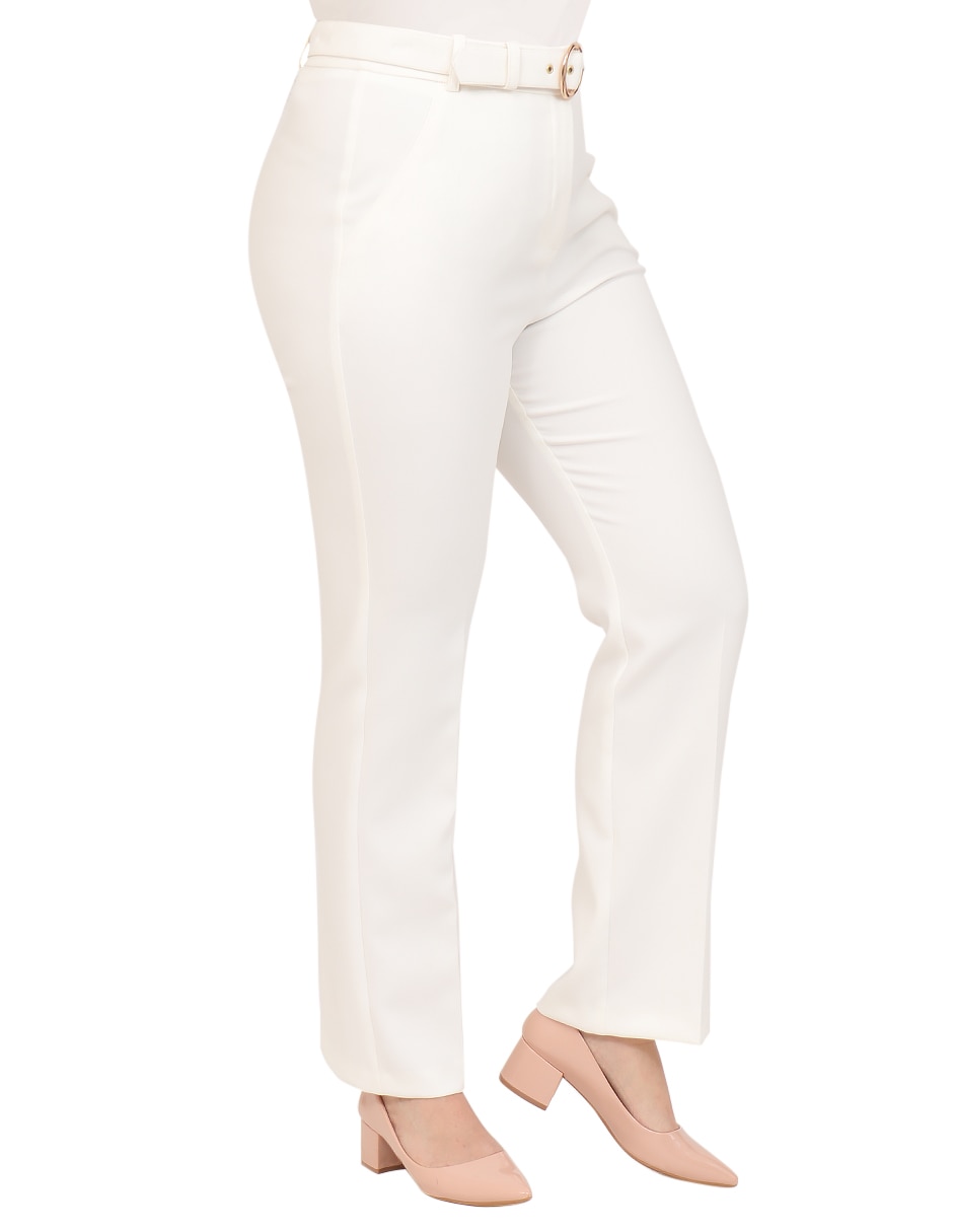 Pantalón de vestir slim para mujer 4