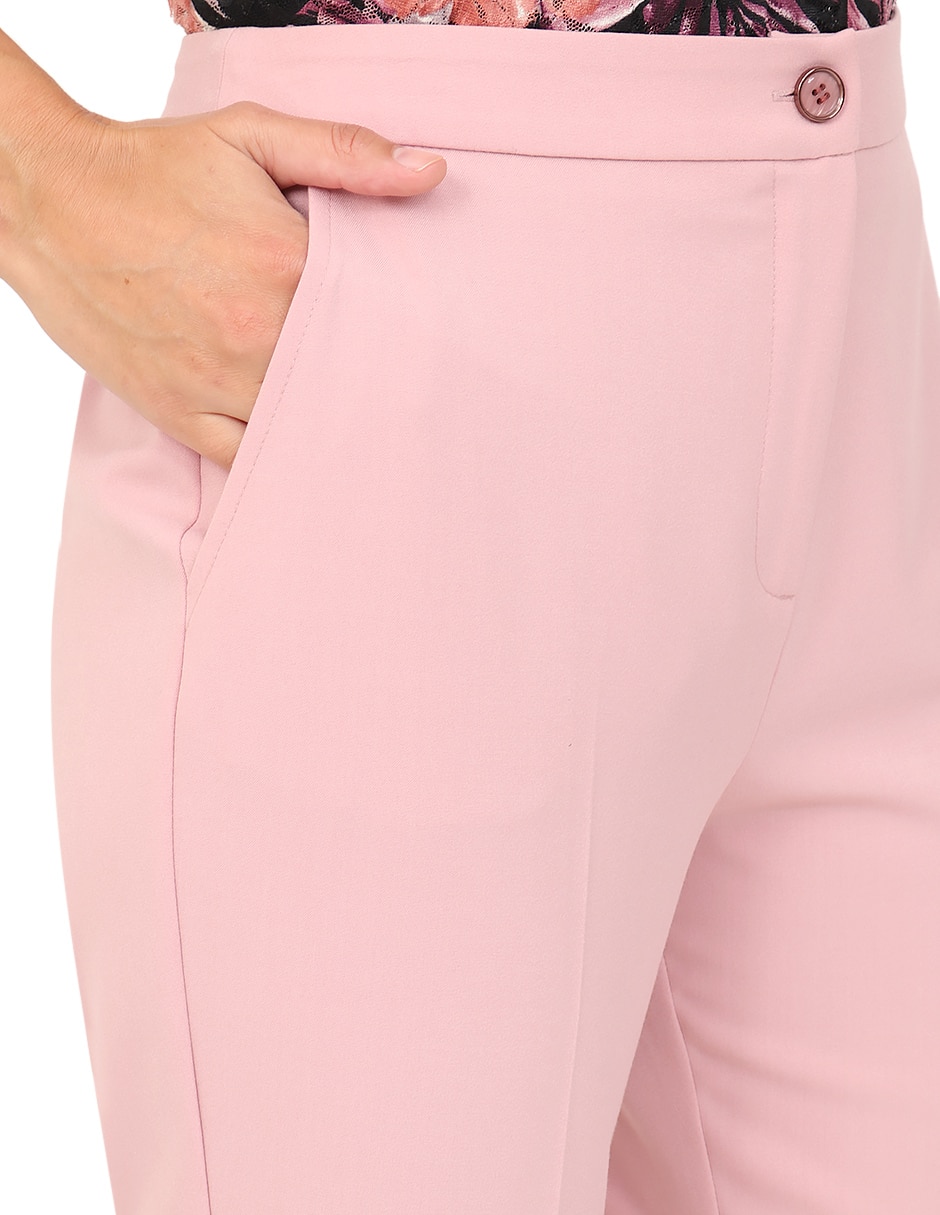 Pantalón de vestir duplan slim para mujer