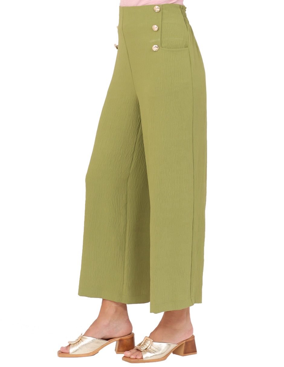 Pantalón coulotte wide leg para mujer 3