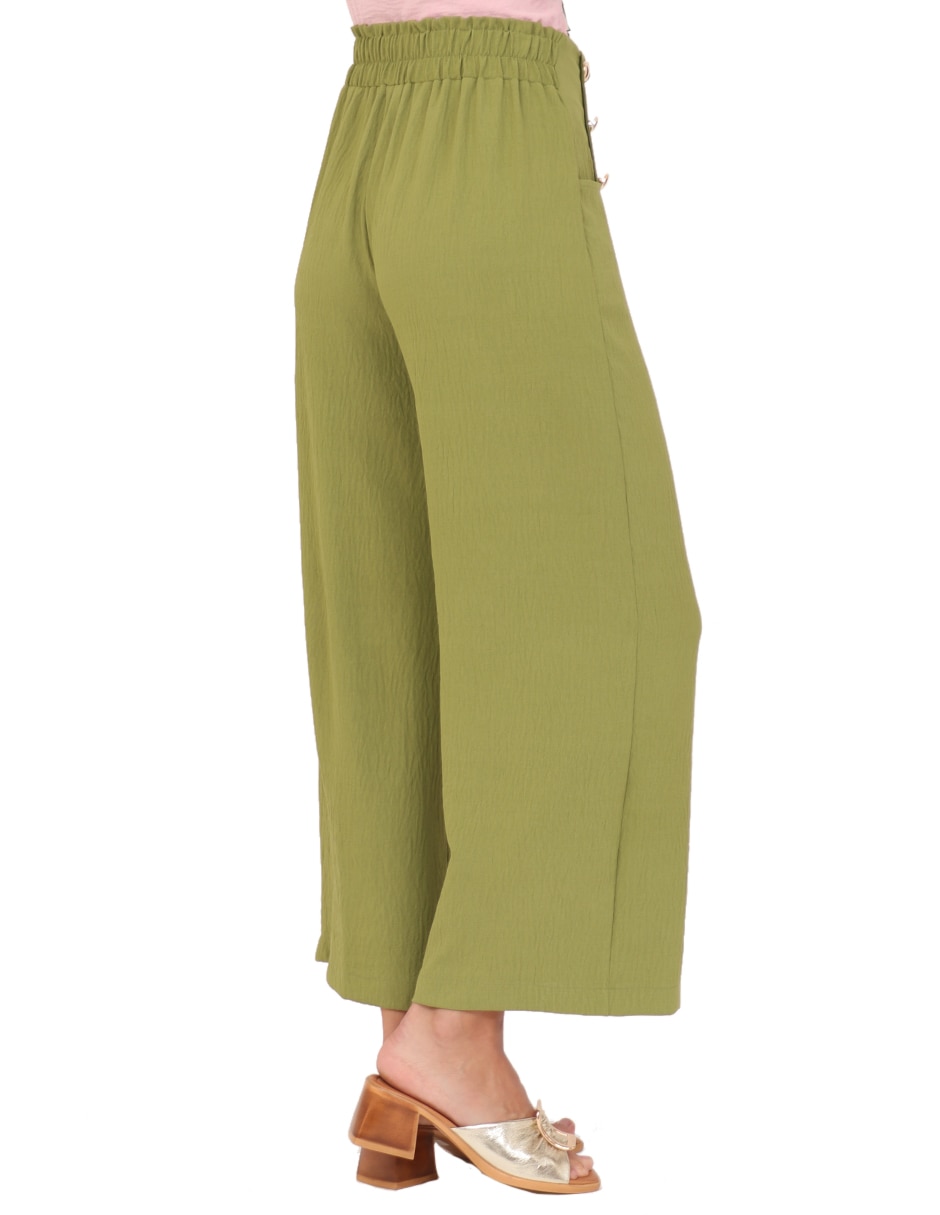 Pantalón coulotte wide leg para mujer 5