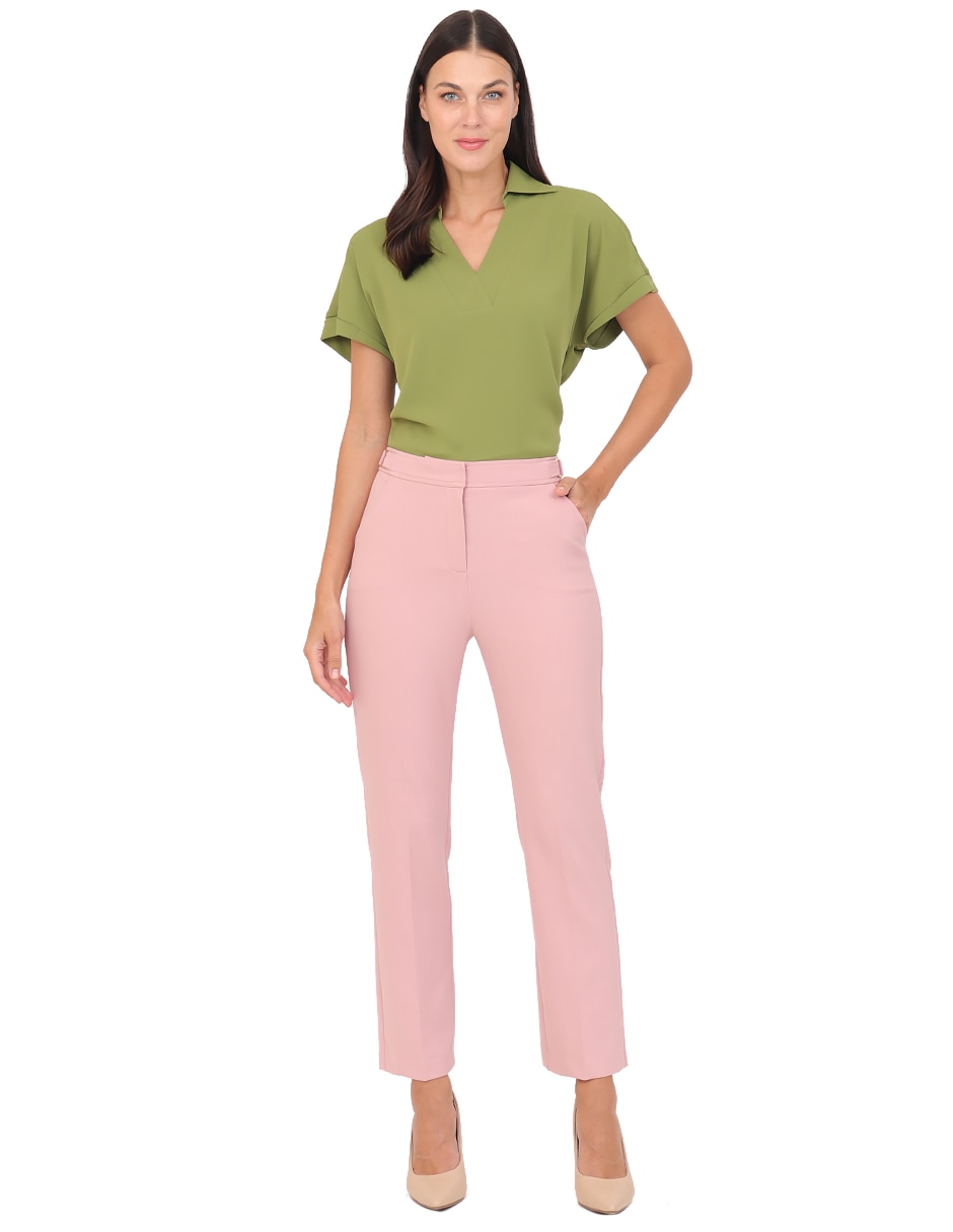 Pantalón chino slim para mujer 2