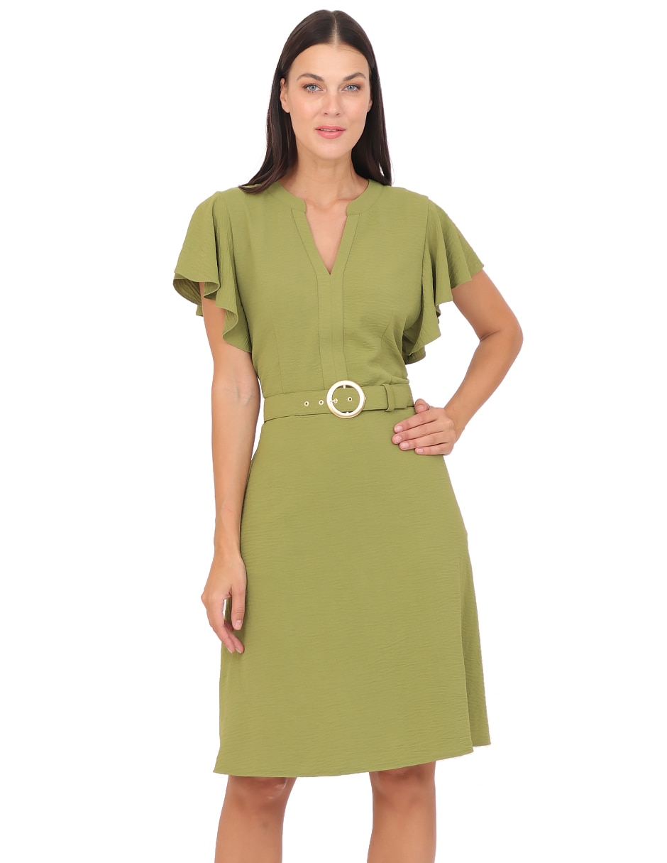 Vestido midi casual para mujer
