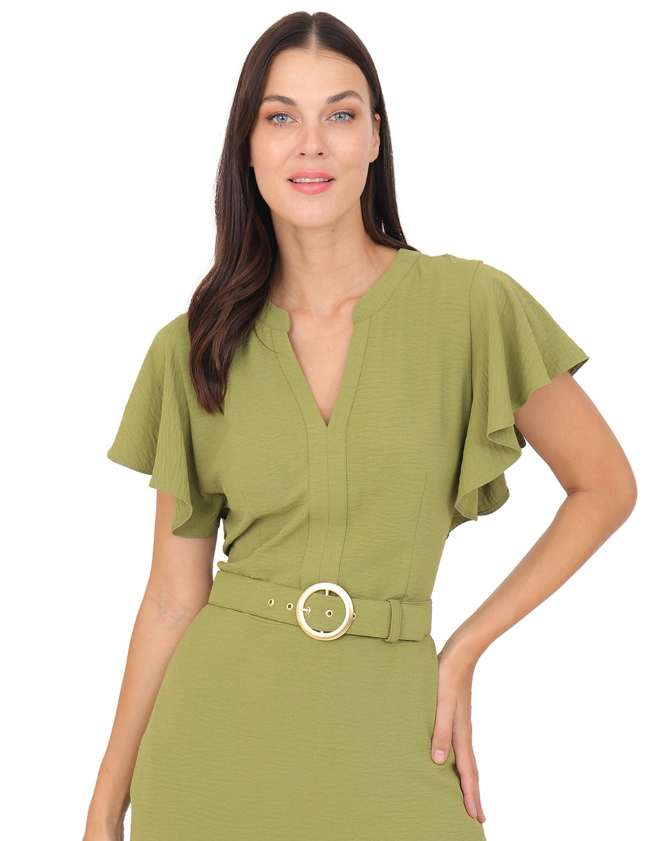 Vestido midi casual para mujer