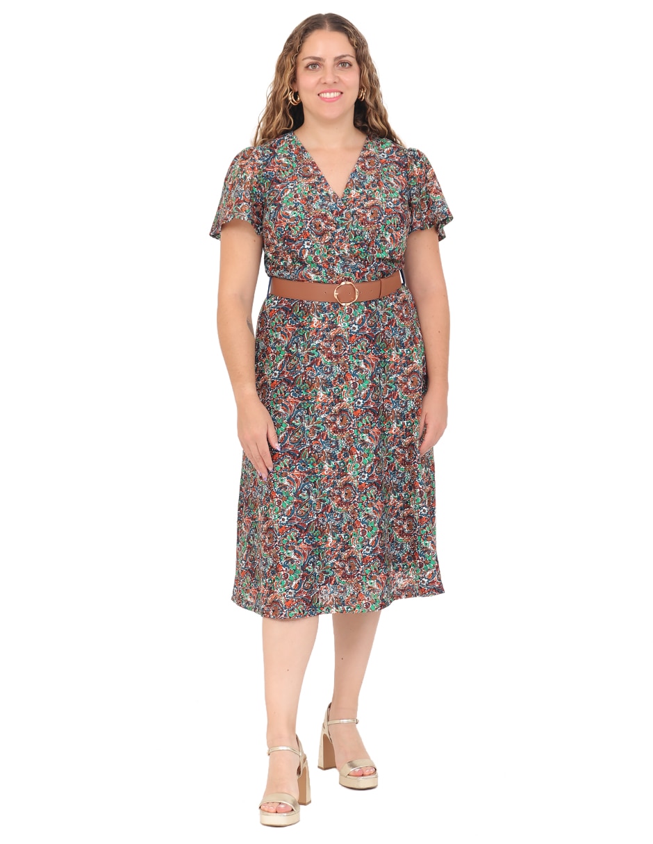 Vestido midi casual para mujer 1