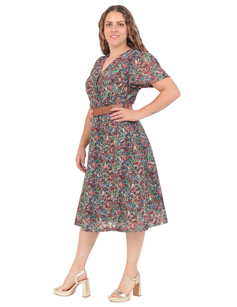 Vestido midi casual para mujer 4